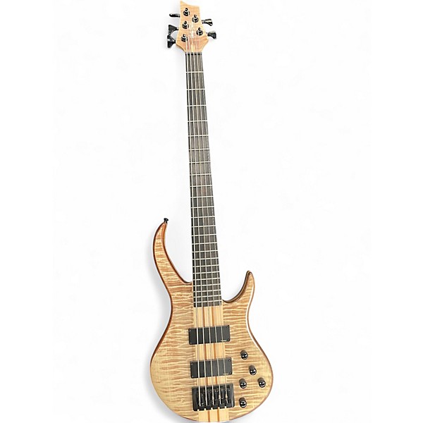 Used Harley Benton BZ5000 II DELUXE Natural Electric Bass Guitar