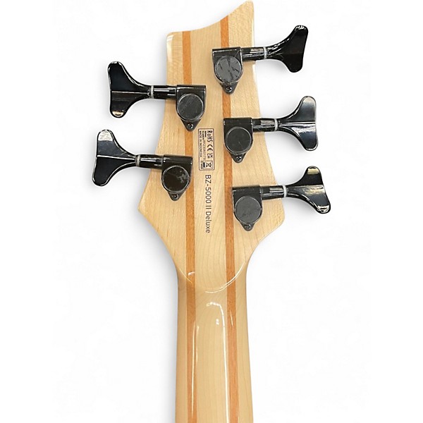 Used Harley Benton BZ5000 II DELUXE Natural Electric Bass Guitar