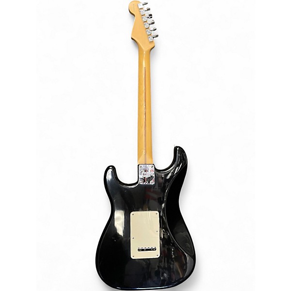 Vintage 2001 Fender American Standard Stratocaster Black Solid Body Electric Guitar