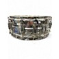 Used Tj Percussion 14in snare Metallic Silver Drum thumbnail