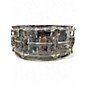 Used Tj Percussion 14in snare Metallic Silver Drum