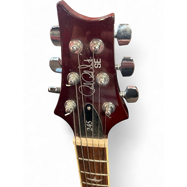 Used PRS 245 SE Sunburst Solid Body Electric Guitar