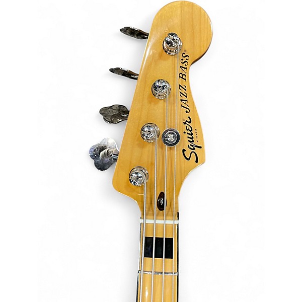 Used Squier Classic Vibe 70s Jazz Bass Natural Electric Bass Guitar