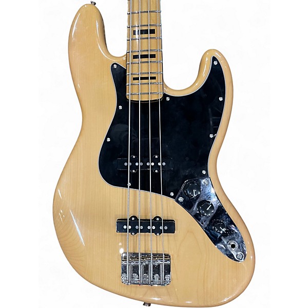 Used Squier Classic Vibe 70s Jazz Bass Natural Electric Bass Guitar