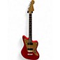 Used Squier DELUXE JAZZMASTER Candy Apple Red Metallic Solid Body Electric Guitar thumbnail