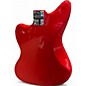 Used Squier DELUXE JAZZMASTER Candy Apple Red Metallic Solid Body Electric Guitar