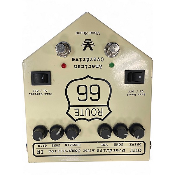 Used Visual Sound V2RT66 V2 Route 66 Overdrive Compressor Effect Processor