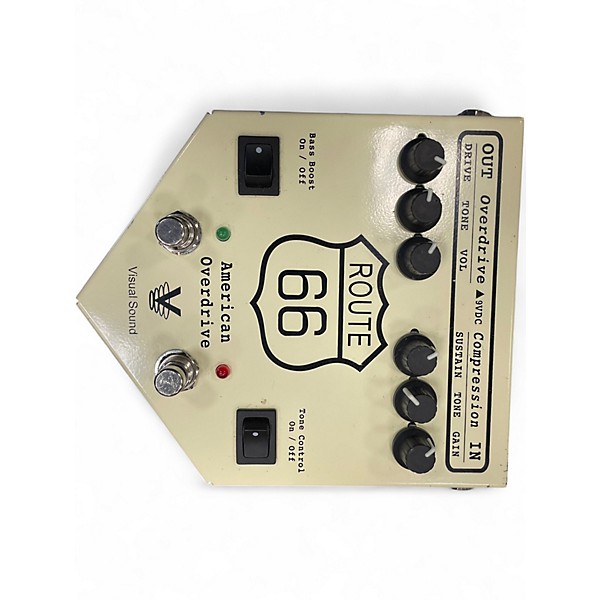 Used Visual Sound V2RT66 V2 Route 66 Overdrive Compressor Effect Processor