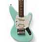 Used Fender Jag-Stang Teal Solid Body Electric Guitar