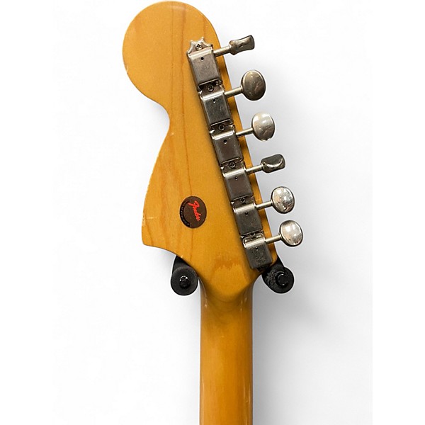 Used Fender Jag-Stang Teal Solid Body Electric Guitar