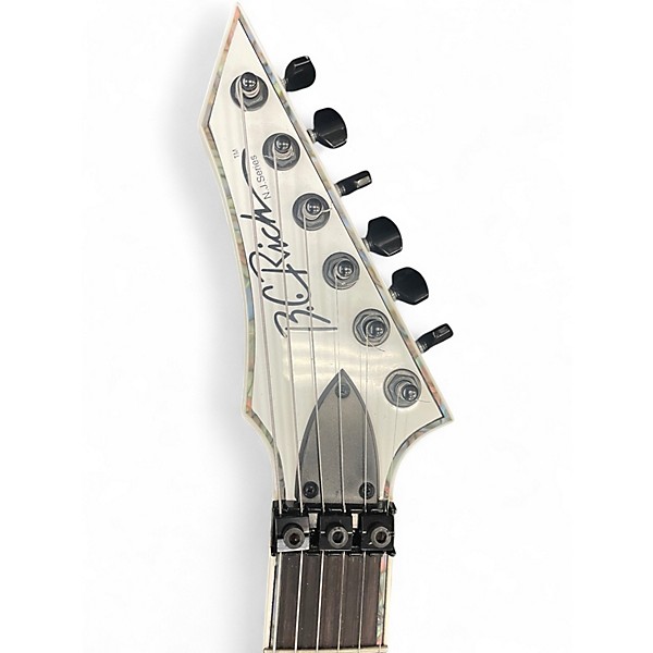 Used B.C. Rich Warlock WHITE Solid Body Electric Guitar