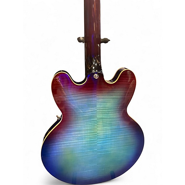 Used Epiphone ES335 Inspired By Gibson Blue Burst Hollow Body Electric Guitar