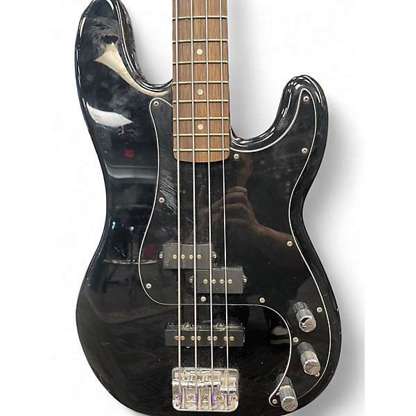Used Squier Affinity Precision Bass Black Electric Bass Guitar