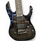 Used Ibanez GIO GRG7221QA Trans Black Solid Body Electric Guitar thumbnail