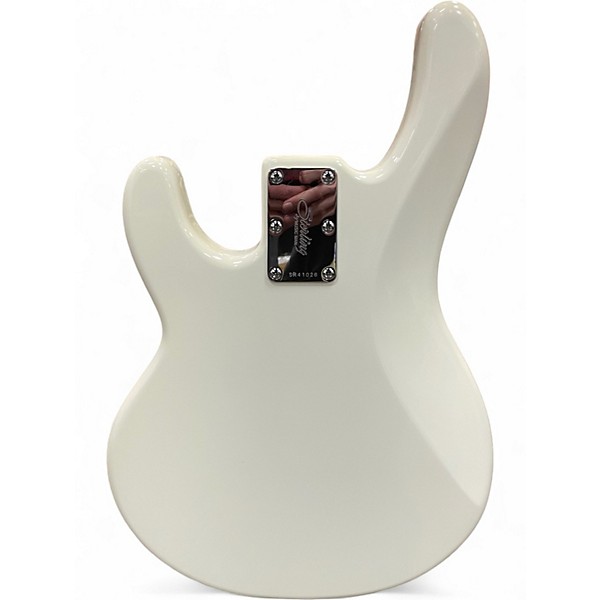 Used Sterling by Music Man RaySS4 White Electric Bass Guitar