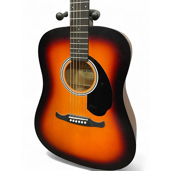 Used Fender FA125 2 Color Sunburst Acoustic Guitar