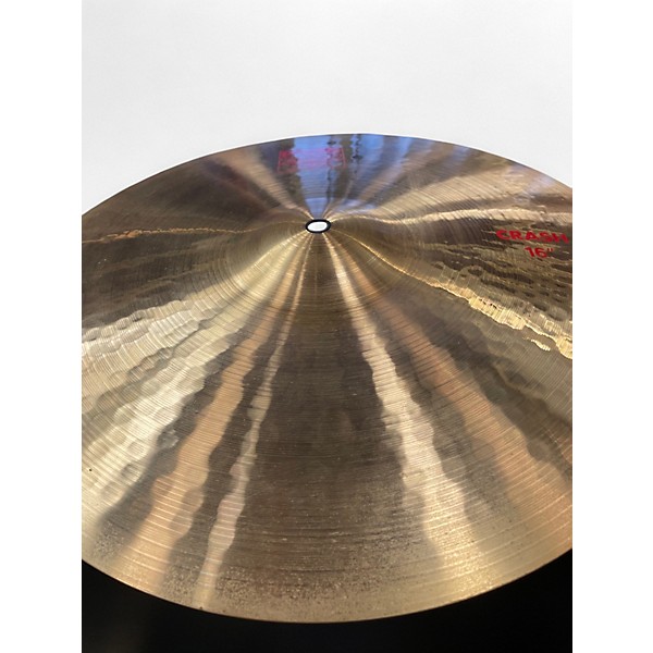 Used Paiste 16in 2002 Crash Cymbal
