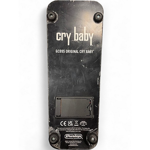 Used Dunlop GCB95 Original Crybaby Wah Effect Pedal