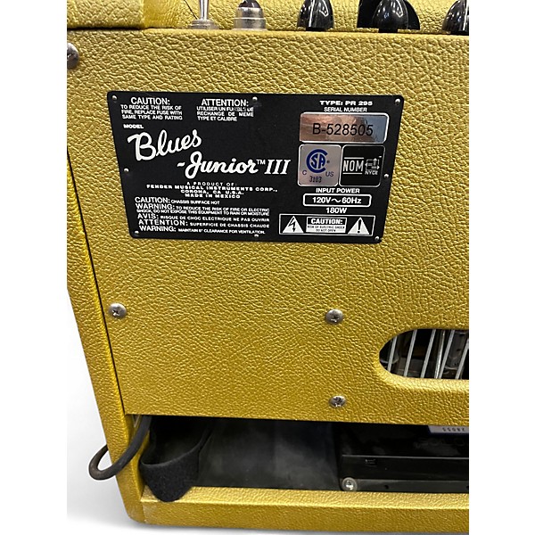 Used Fender BLUES JUNIOR 3 Tube Guitar Combo Amp