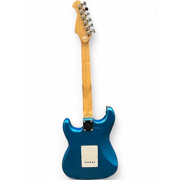 Used SX MIRROR SERIES STRAT COPY Blue Solid Body Electric Guitar