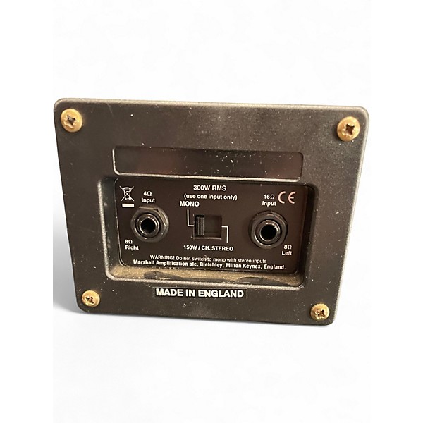 Used Marshall 1960A 300W 4x12 Stereo Slant Guitar Cabinet