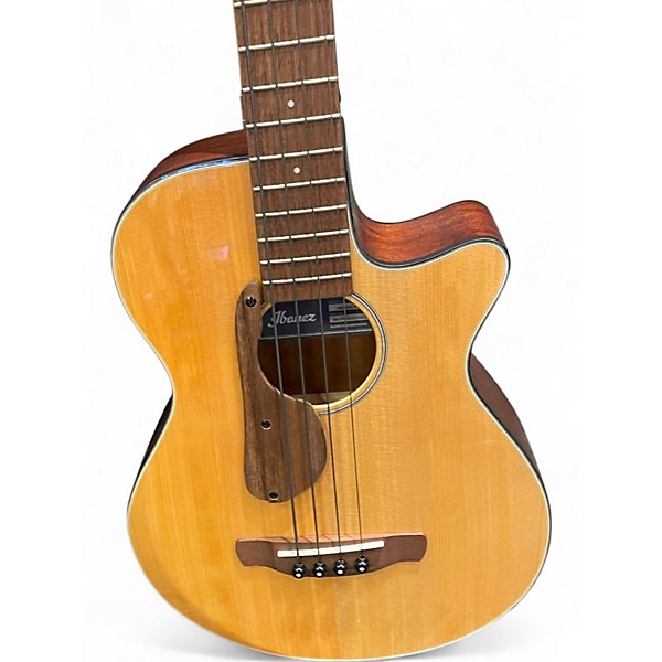 Used Ibanez AEGB30E Natural Acoustic Bass Guitar