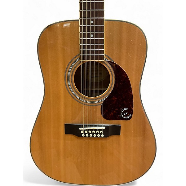 Used Epiphone DR212 Natural 12 String Acoustic Guitar