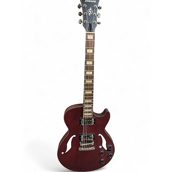 Used Ibanez AGS83BZ WINE RED FLAT Hollow Body Electric Guitar