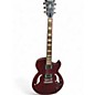 Used Ibanez AGS83BZ WINE RED FLAT Hollow Body Electric Guitar thumbnail