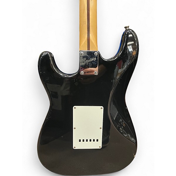 Used Squier Affinity Stratocaster Black Solid Body Electric Guitar