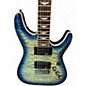 Used Schecter Guitar Research Omen Extreme 6 Blue Burst Solid Body Electric Guitar