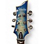 Used Schecter Guitar Research Omen Extreme 6 Blue Burst Solid Body Electric Guitar
