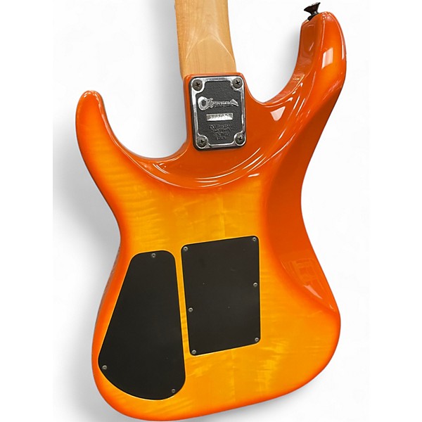Used 1990s Charvel 375 Deluxe Trans Amber Solid Body Electric Guitar