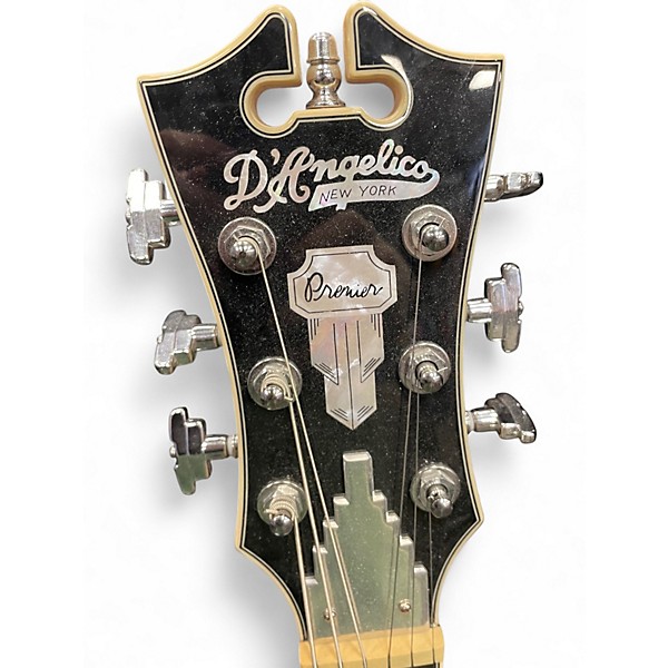 Used D'Angelico premier bedford Black Hollow Body Electric Guitar