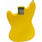 Used Squier MUSTANG Yellow Solid Body Electric Guitar