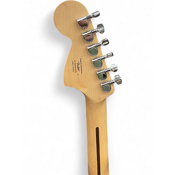 Used Squier MUSTANG Yellow Solid Body Electric Guitar