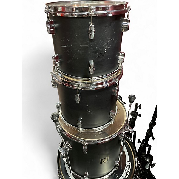 Used SONOR 4 Piece Force 2001 Black Drum Kit
