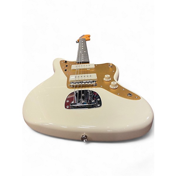 Used Squier J Mascis Jazzmaster Classic White Solid Body Electric Guitar