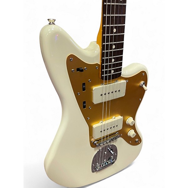 Used Squier J Mascis Jazzmaster Classic White Solid Body Electric Guitar