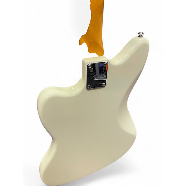 Used Squier J Mascis Jazzmaster Classic White Solid Body Electric Guitar