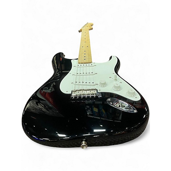 Used Fender Artist Series Eric Clapton Stratocaster Black Solid Body Electric Guitar