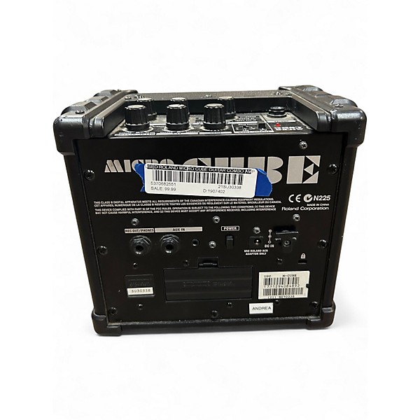 Used Roland Micro Cube Guitar Combo Amp