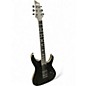 Used Schecter Guitar Research C1 SLS Elite Evil Twin Black Solid Body Electric Guitar thumbnail