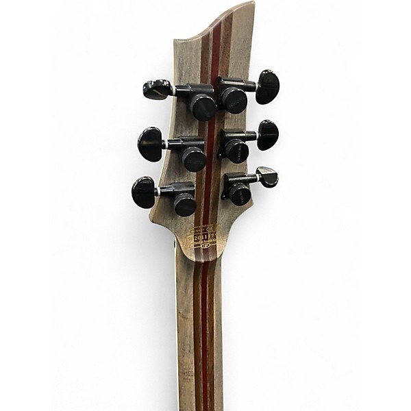 Used Schecter Guitar Research C1 SLS Elite Evil Twin Black Solid Body Electric Guitar