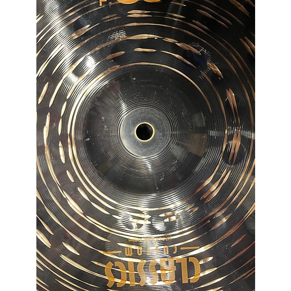 Used MEINL 14in Classic Custom Dark Medium Hi Hat Pair Cymbal