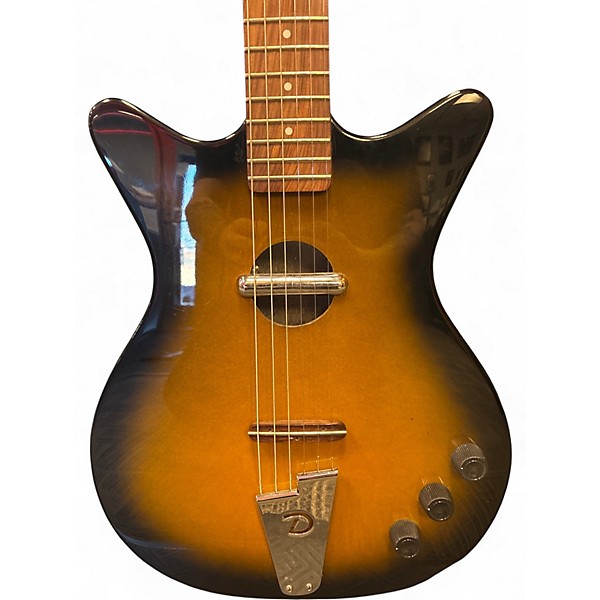 Used Danelectro Convertible TOBACCO SUNBURST Acoustic Electric Guitar