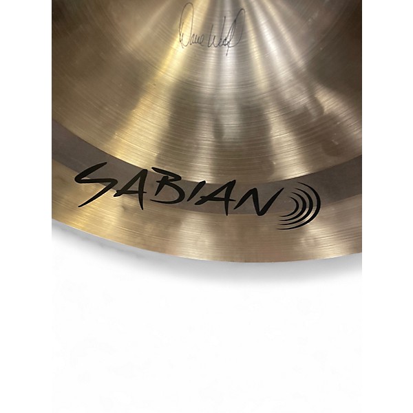 Used SABIAN 20in DAVE WECKLE Cymbal