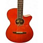 Used Ibanez AEG10NII Orange Classical Acoustic Electric Guitar