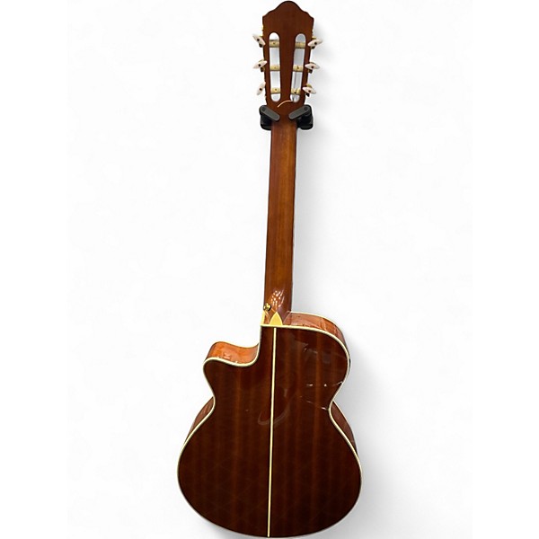 Used Ibanez AEG10NII Orange Classical Acoustic Electric Guitar