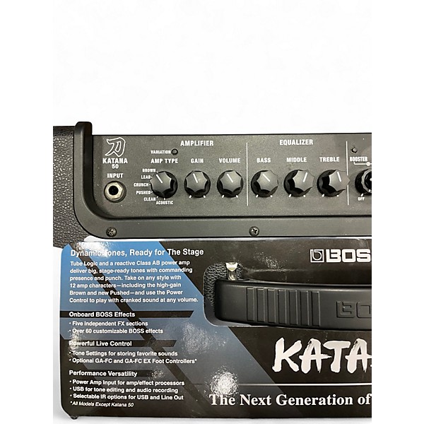 Used BOSS Katana KTN50 50W 1X12 Guitar Combo Amp